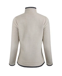 Weird Fish Women's Beye 1/4 Zip Grid Fleece