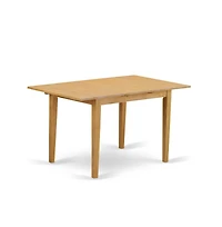 East West Furniture 5 Piece Table and chair set - Dining Table for small spaces and 4 Dining Chairs