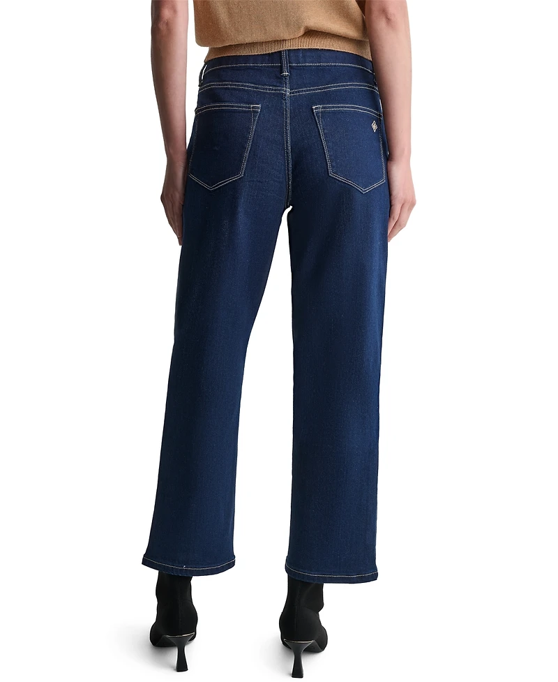 Bcbg Women's Mid-Rise Straight-Leg Jeans