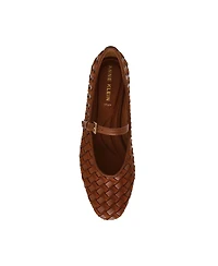 Anne Klein Women's Connie Woven Mary Jane Ballet Flats