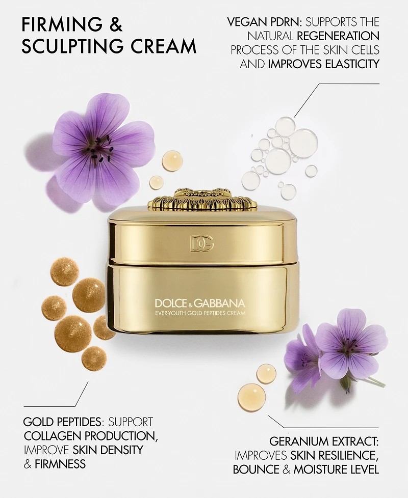 Dolce&Gabbana Ever-Youth Gold Peptides Cream Refill, 1.69 oz.