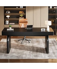 Tribesigns Desk with Drawers, 63-Inch Modern Executive Office Desk