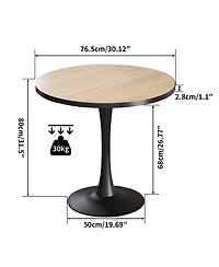Unho Leisure Marble Dining Table Modern Dining Room Table Round Coffee Table