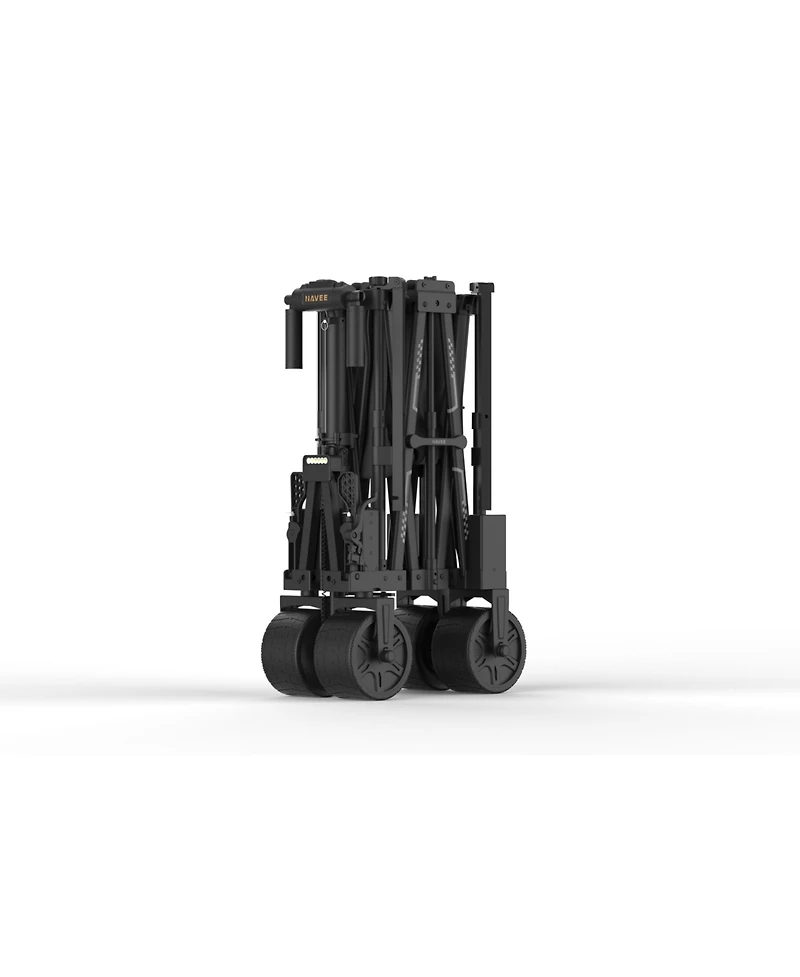 Navee Wagon 4X Electric Utility Cart, 4WD, 9.3 Miles Max Range, 10 Mph Max Speed, 3000W Peak Power, Foldable
