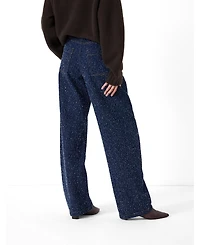 Hush Women's Saskia Textured Straight-Leg Jeans