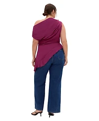 City Chic Plus Kylie Off Shoulder Top