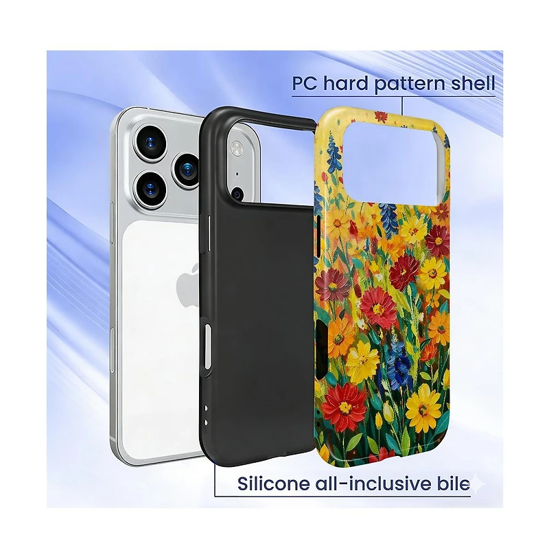 Lisen iPhone 17 Pro Max Dual-Layer Phone Case Compatible with Apple iPhone 17 Pro Max