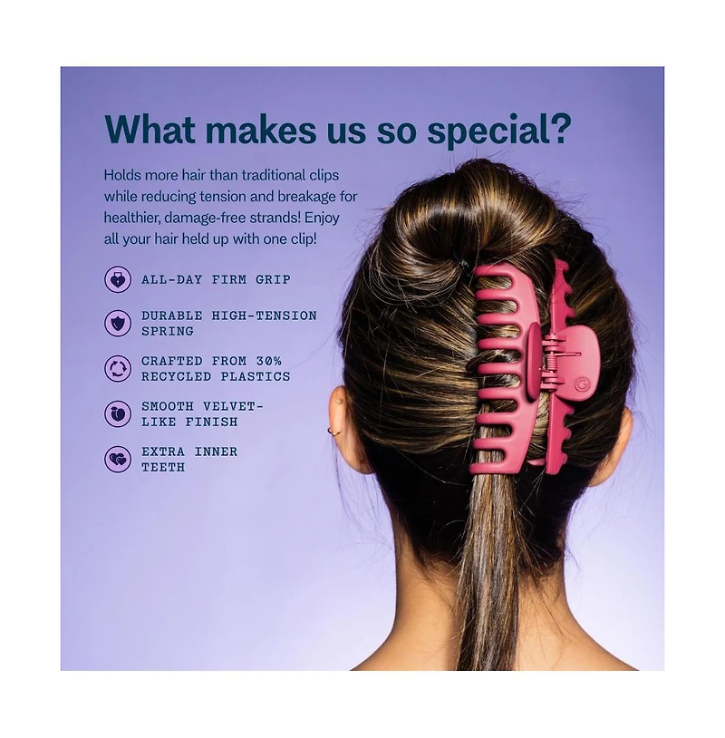 Gimme Beauty Thick Hair Claw Clips Large Hair Claws for Curly and Textured Hair 2 Pack