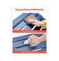 Slickblue Folding Adirondack Ottoman Footrest for Outdoor Chairs