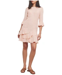 Mint Velvet Women's Floral Print Ruffle Mini Dress