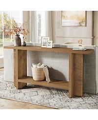 Slickblue 59" Farmhouse Console Table for Sofa or Hallway