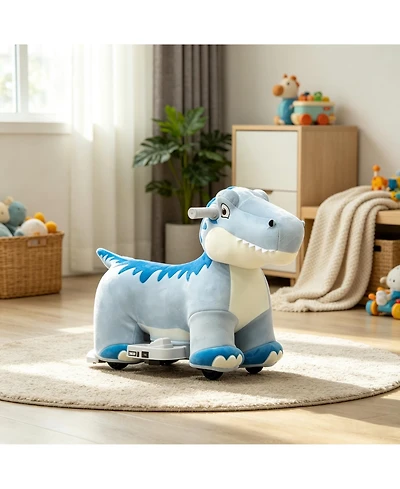 Sevorley 6V Dinosaur Ride-On Toy with Forward Drive, Ages 18-36 Months