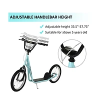 Sevorley Kids Kick Scooter with Adjustable Handlebar, All-Terrain Tires & Non-Slip Deck, Ages 3+