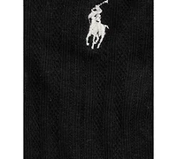 Polo Ralph Lauren Girls' 4-11 Velvet Ribbon Socks, 3-Pack