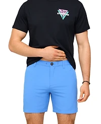 Chubbies Men's The Bluebells Everywear Hybrid Regular-Fit Shorts, 6" Inseam