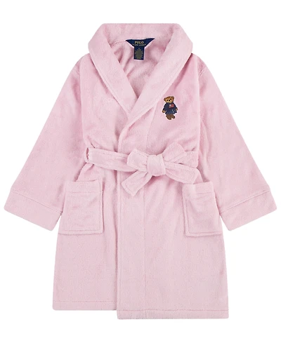 Polo Ralph Lauren Girls' 7-16 Bear Terry Robe