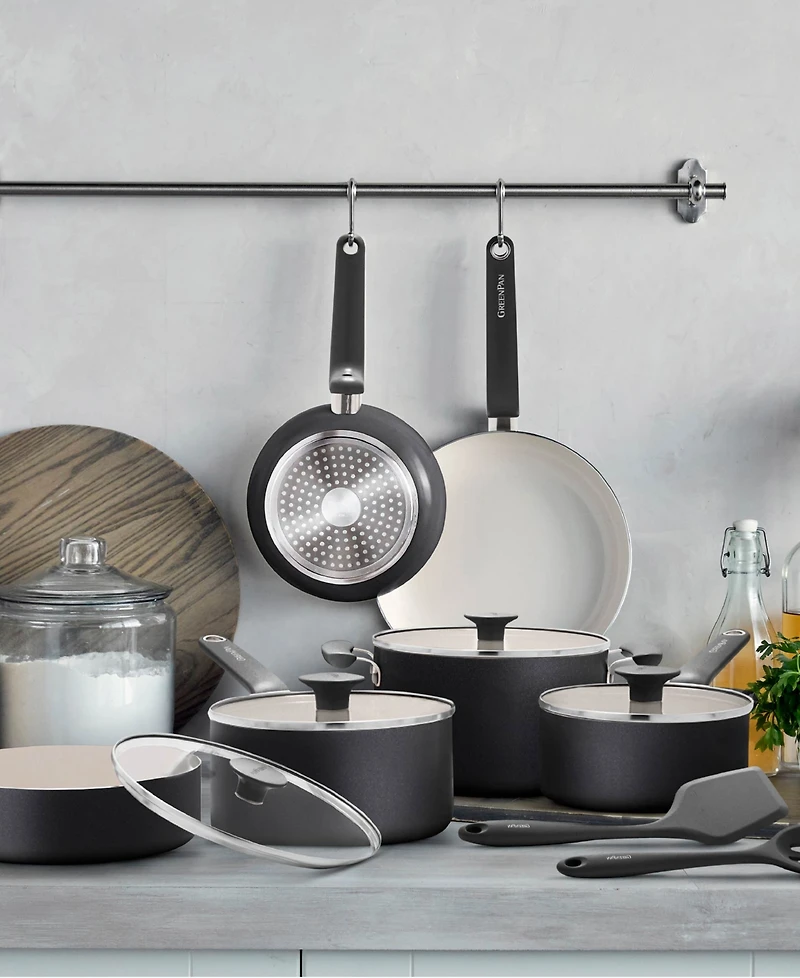 GreenPan Rio Advanced Diamond-Infused Ceramic 12-Piece Cookware Set