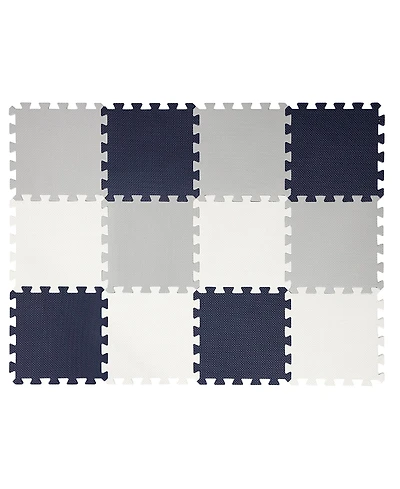 Easy Playhouse Interlocking Foam Tile Playmat, 12-Piece