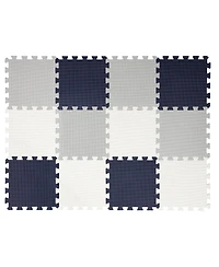 Easy Playhouse Interlocking Foam Tile Playmat, 12-Piece