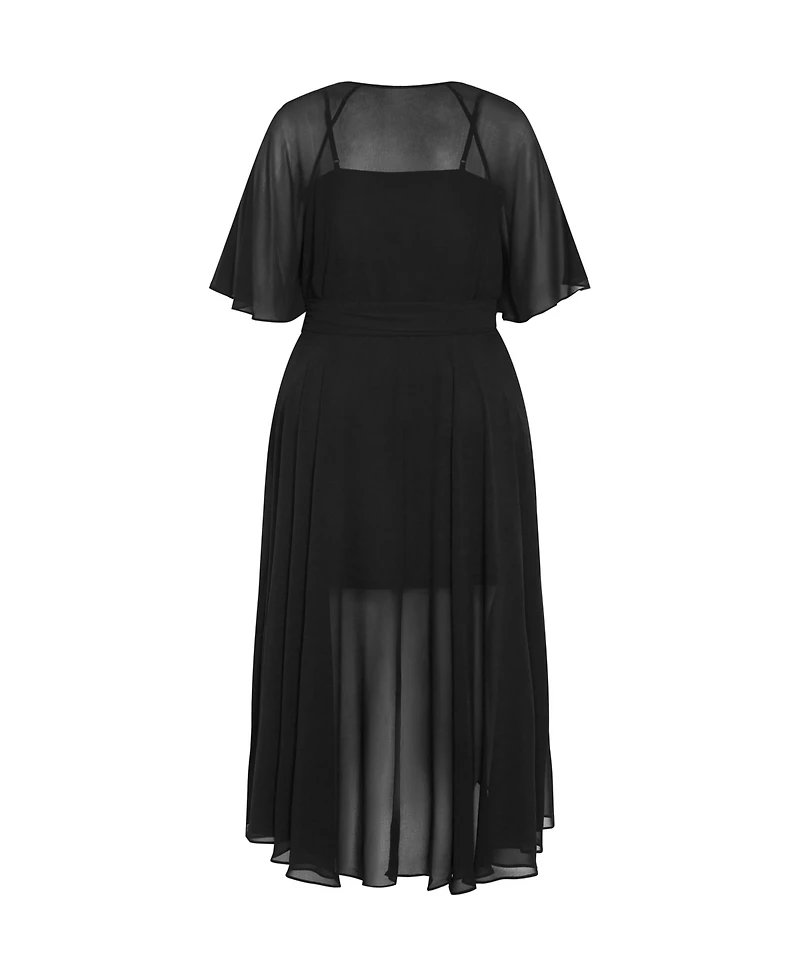 City Chic Plus Lovers Lane Dress