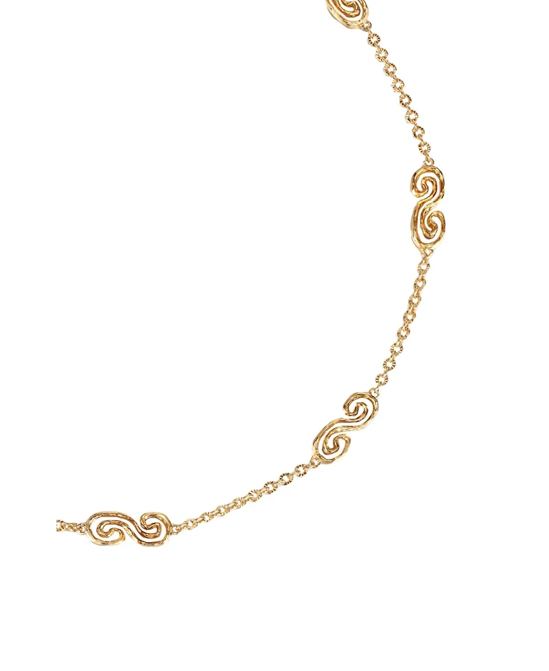 Retro Chic Eternal Spiral Chain Small Necklace
