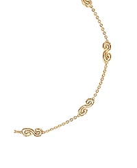 Retro Chic Eternal Spiral Chain Small Necklace