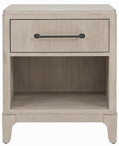 Sadie One Drawer Wood Nightstand, Macy's Exclusive