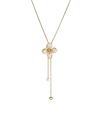 Retro Chic Iris Blossom Adjustable Necklace