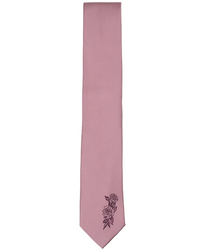 Bespoke Fashion Women's La Femme Rose Pattern Necktie