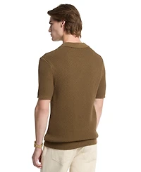 Michael Kors Men's Textured Johnny Collar Polo Shirt