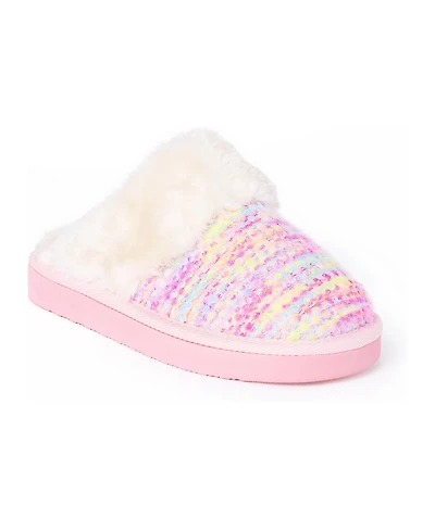 Minnetonka Little Girls Kids' Bright Multi Scuff Slippers