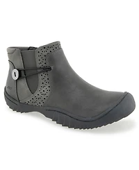Jbu Women's Jemma Water-Resistant Round Toe Casual Booties