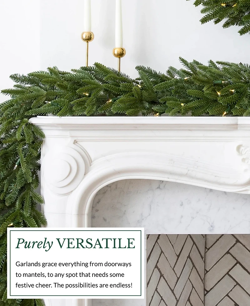 Balsam Hill 10 ft Fraser Fir Pre-Lit Garland