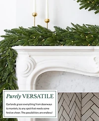 Balsam Hill 10 ft Fraser Fir Pre-Lit Garland