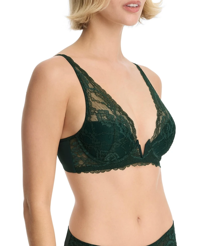 Skarlett Blue Women's Minx Deep Plunge Lace Bra
