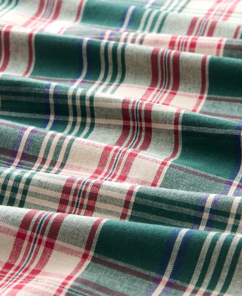 Elrene Holiday Fireside Plaid Tablecloth