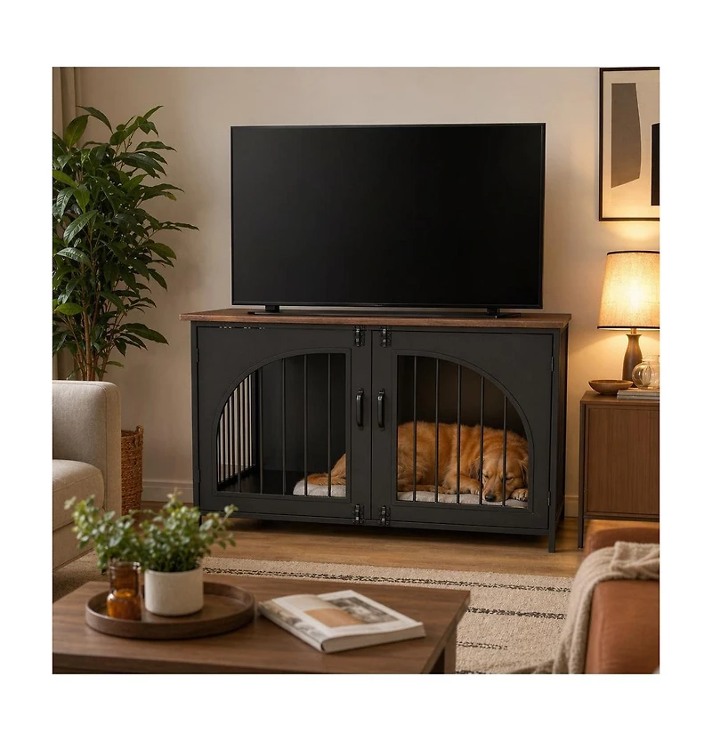 gaomon Dog Crate Tv Stand