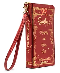 Betsey Johnson Naughty List Bifold Wristlet