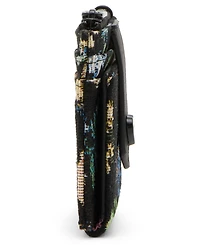 Betsey Johnson Tapestry Snap Wallet