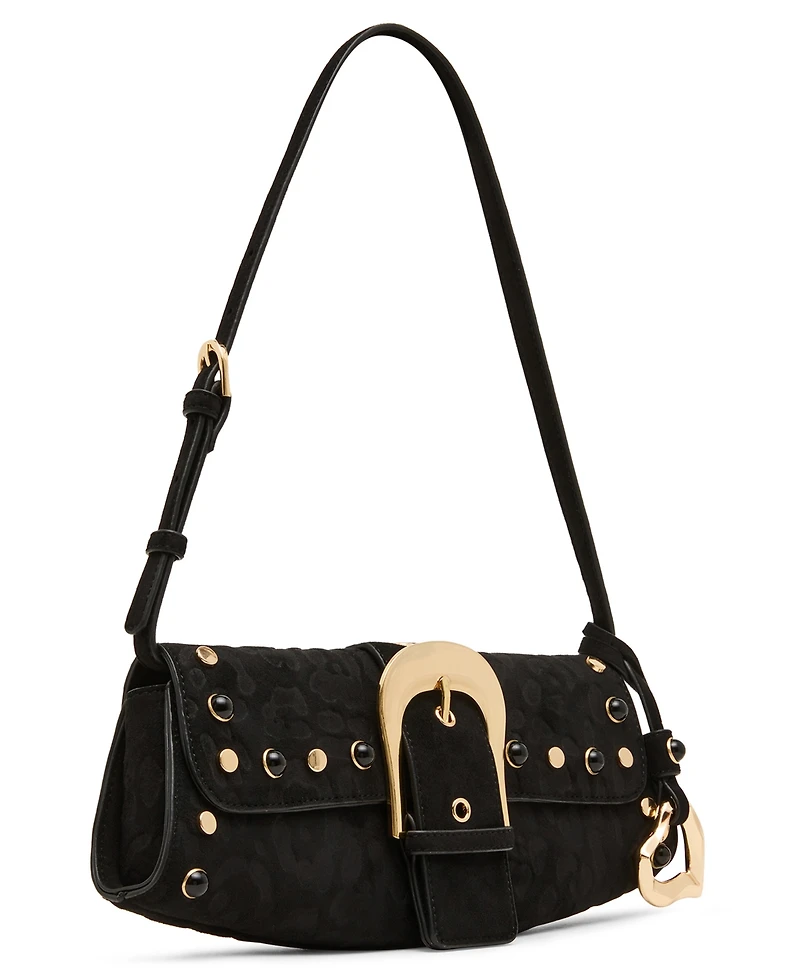 Betsey Johnson Cat Walk Buckle Medium Shoulder Handbag