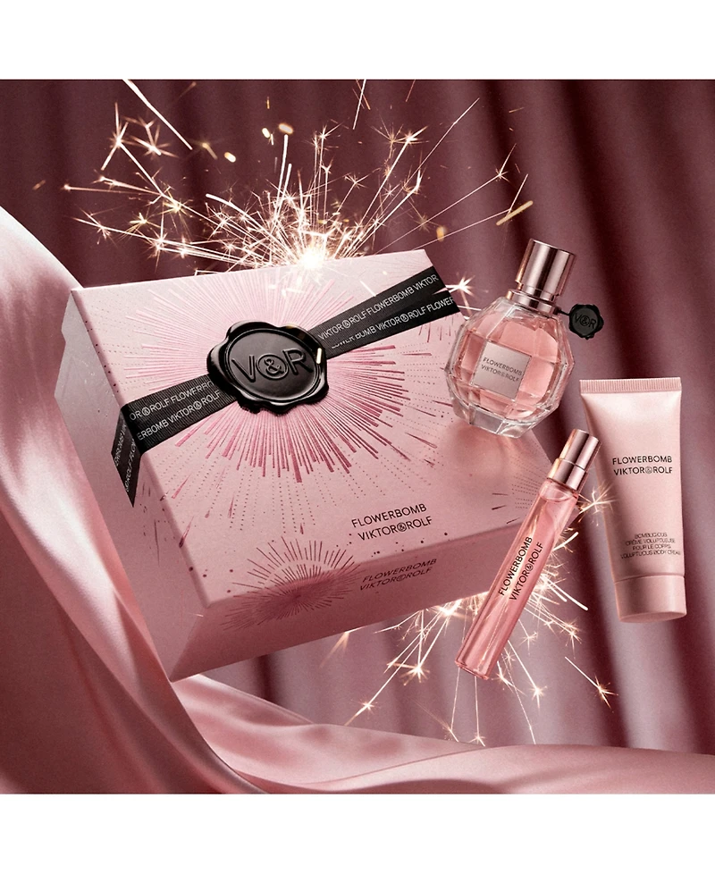 Viktor & Rolf 3-Piece Flowerbomb Parfum Gift Set
