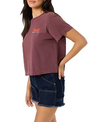 O'Neill Women's Lefty Retro Graphic Boxy Tee