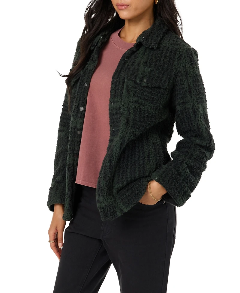 O'Neill Women's Zuma High Pile Snap-Front Jacket
