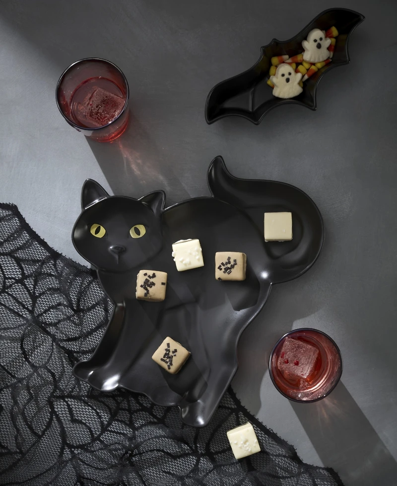 Lenox Halloween Cat Hors d'Oeuvres Tray