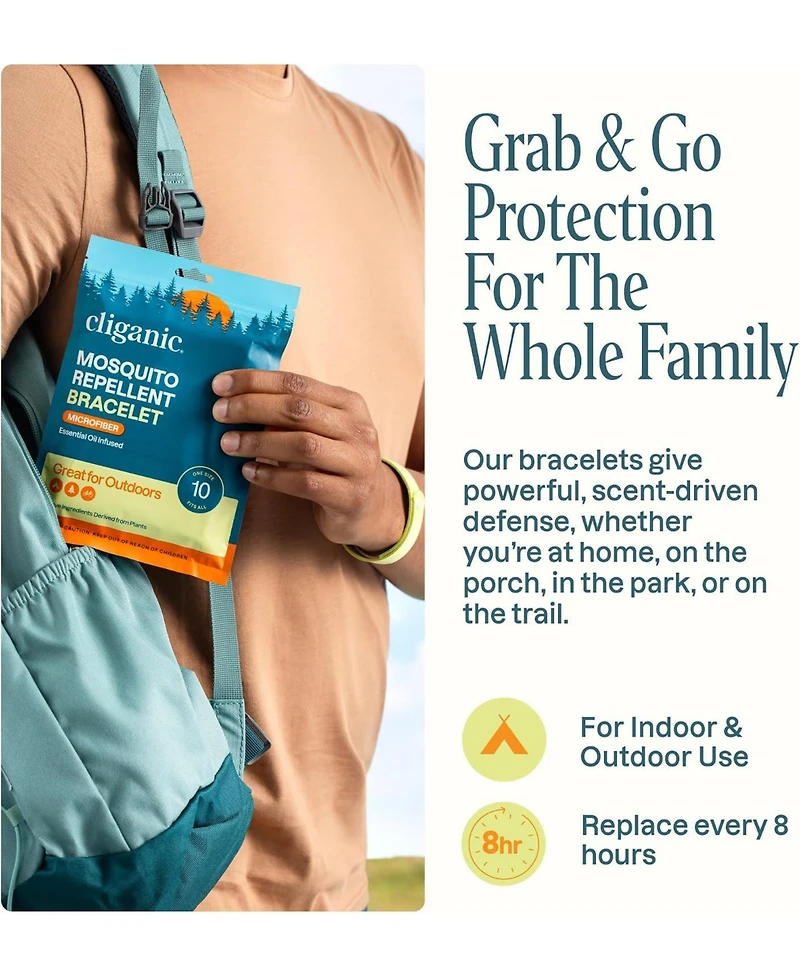 Mosquito Repellent Bracelets - Microfiber