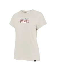 '47 Brand Women's New York Yankees Bow Burst Frankie Screen-Printed Graphic T-Shirt
