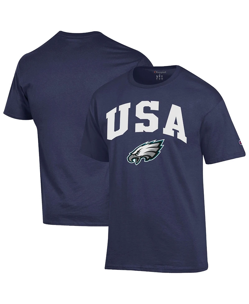 Champion Men's Navy Philadelphia Eagles Americana T-Shirt
