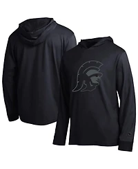 Champion Men's Usc Trojans Tonal All-Star Hooded Dropped-Shoulder Long-Sleeve T-Shirt