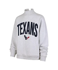 '47 Brand Women's Subtle Muse Mock-Neck Long-Sleeve Relaxed-Oversized Sweatshirt