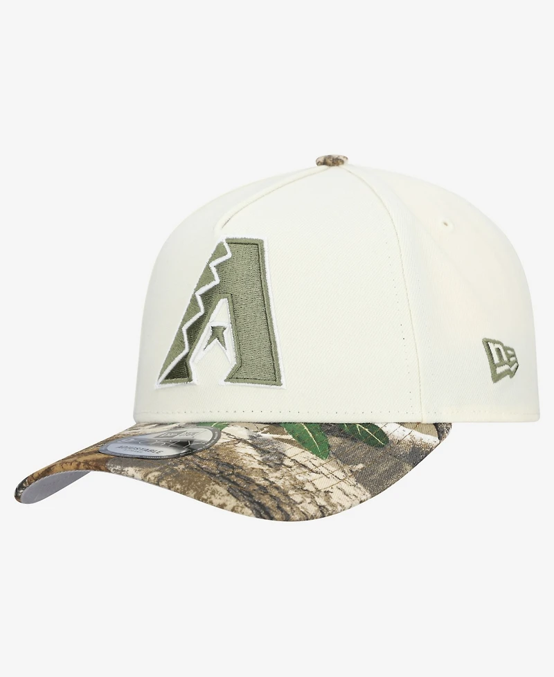 New Era Men's Khaki/Realtree Camo Arizona Diamondbacks 9FORTY A-Frame Adjustable Hat